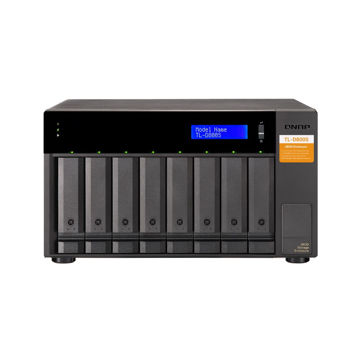 QNAP TL-D800S Erweiterungsgehäuse 8-Bay [0/8 HDD/SSD]