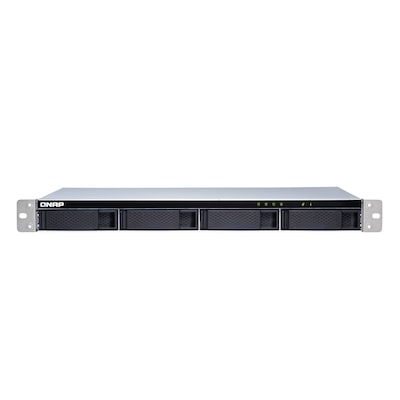 QNAP TL-R400S Speicherlaufwerksgehäuse HDD / SSD-Gehäuse Schwarz, Grau 2.5/3.5"