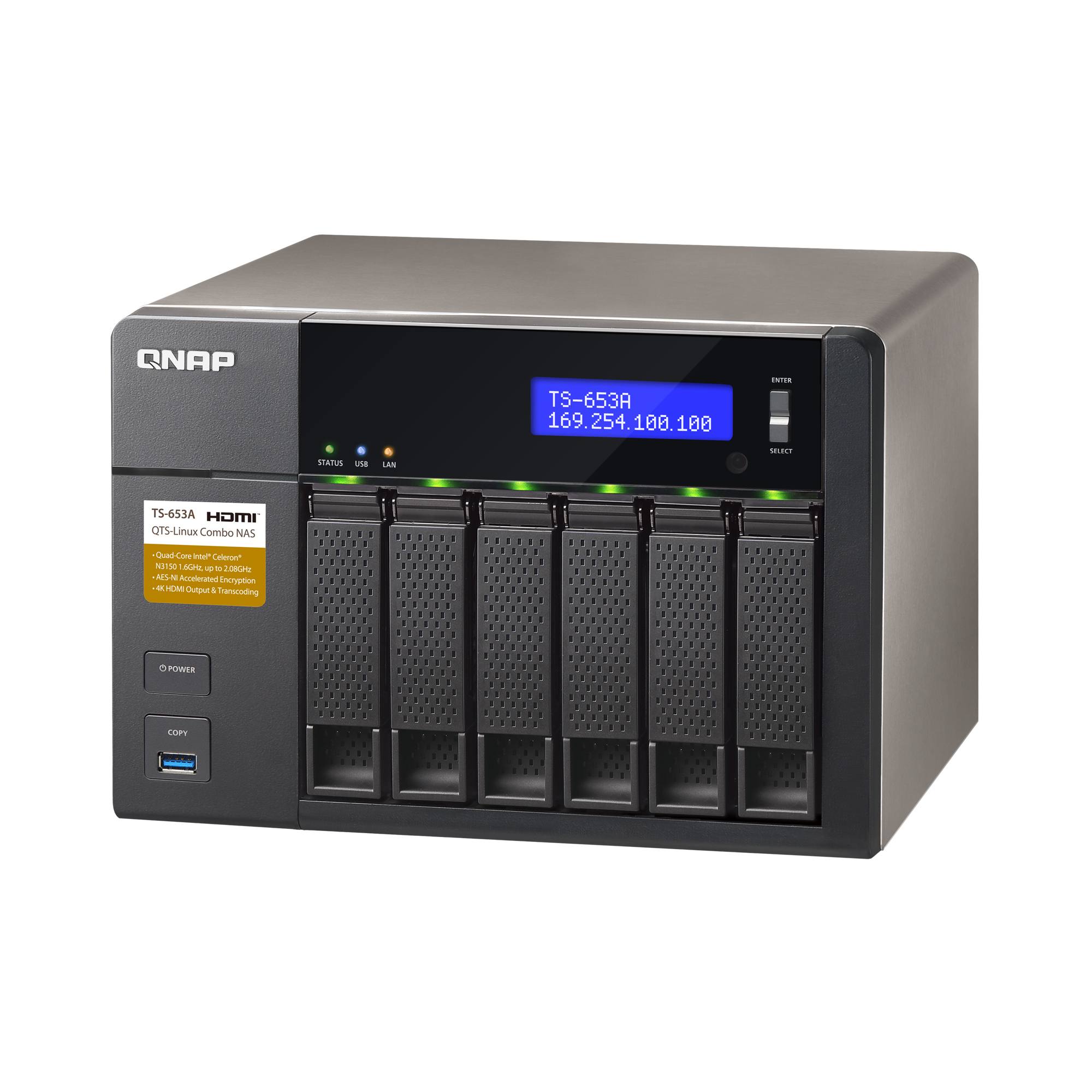 QNAP Systems TS-653A-4G NAS 6-Bay - NAS online kaufen | NBB