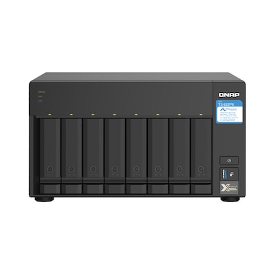 QNAP TS-832PX NAS Tower Annapurna Labs AL324 4 GB DDR4 0 TB QNAP Turbo System Aluminium, Schwarz