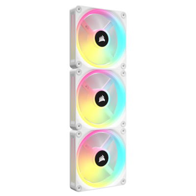 CORSAIR iCUE LINK QX120 RGB White 3er-Pack | Gehäuselüfter