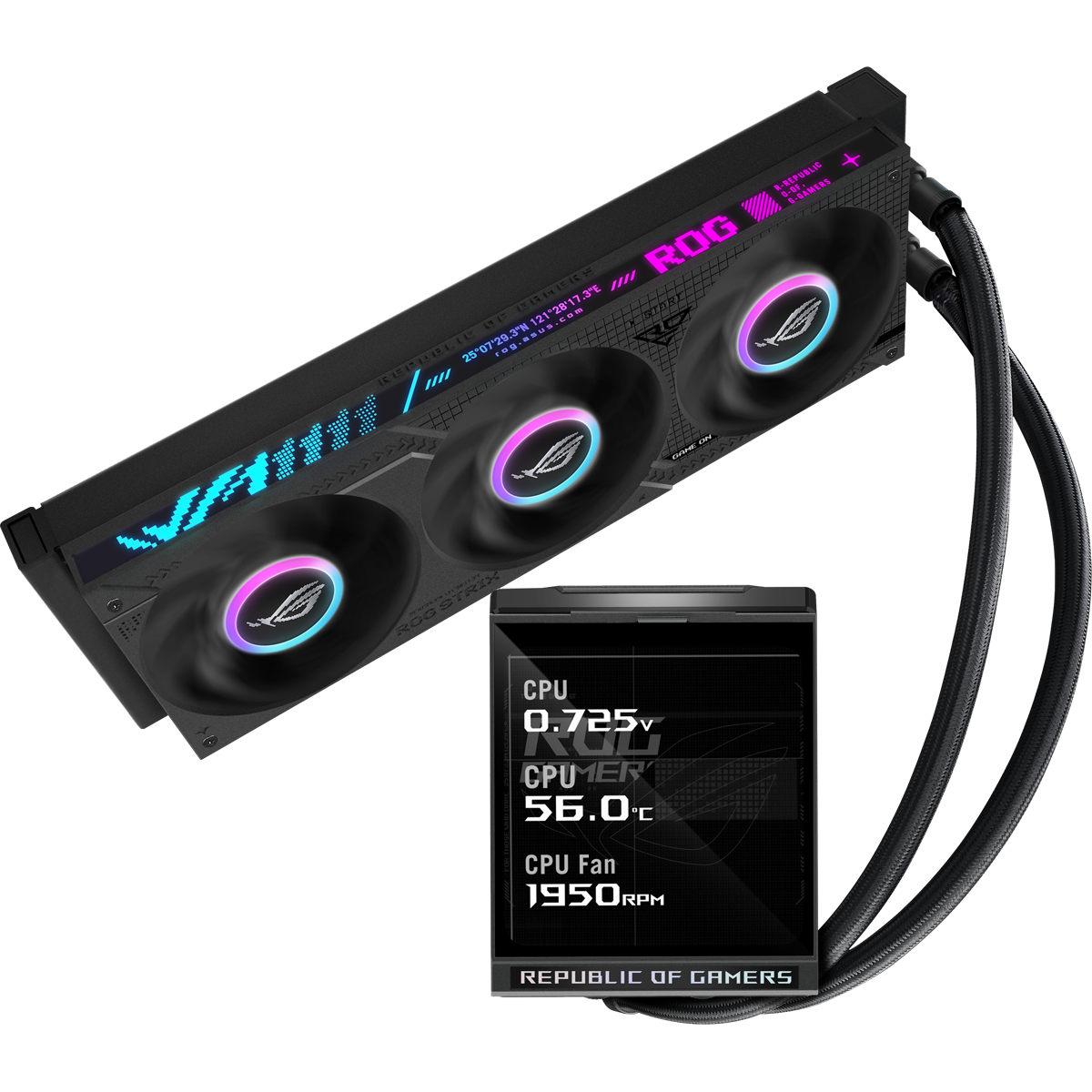ASUS ROG Strix LC IV 360 ARGB LCD | AiO-Wasserkühlung Kühlung Produkt Bild 8