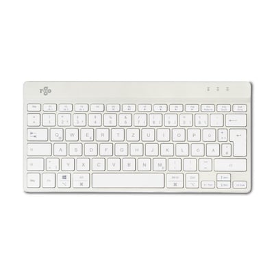 R-Go Compact Break ergonomische Tastatur, QWERTZ (DE), bluetooth, weiß