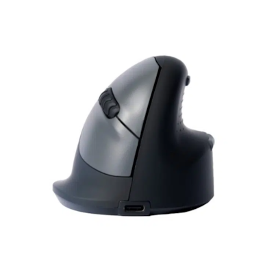 R-GO HE Maus - ergonomische Maus, Größe L, für Rechtshänder, vertikale Maus, 4 Tasten, kabellos