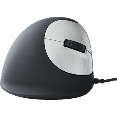 R-Go HE Mouse, Ergonomische Maus, für Linkshänder, drahtlos vertikale Maus, 4 Tasten