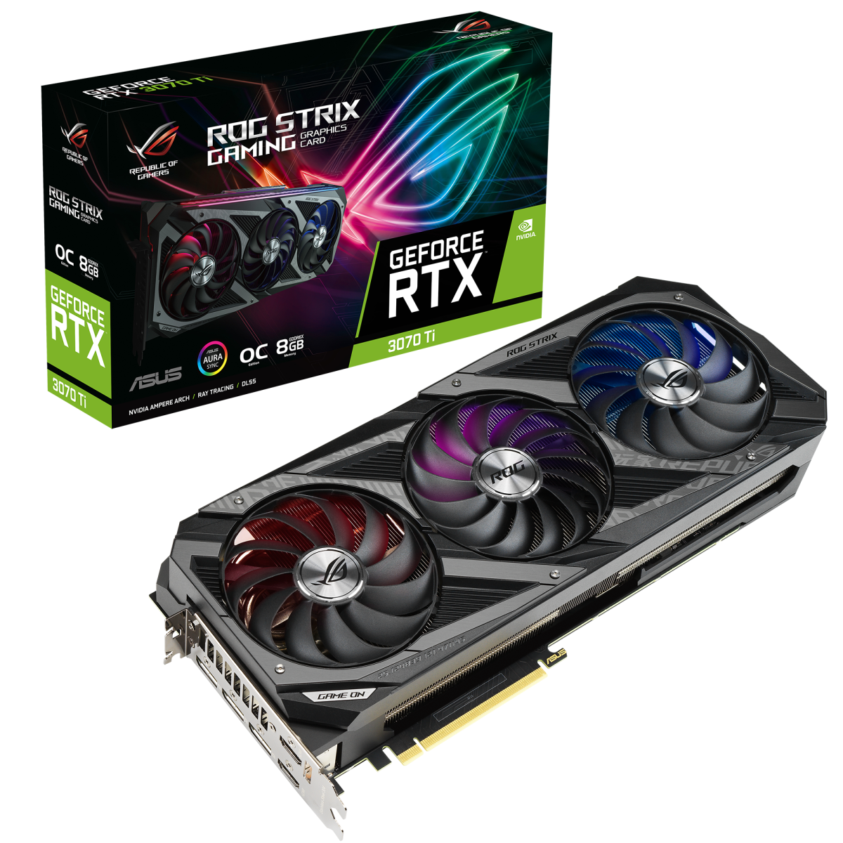 ASUS ROG Strix GeForce RTX 3070 Ti OC 8GB GDDR6X Grafikkarte