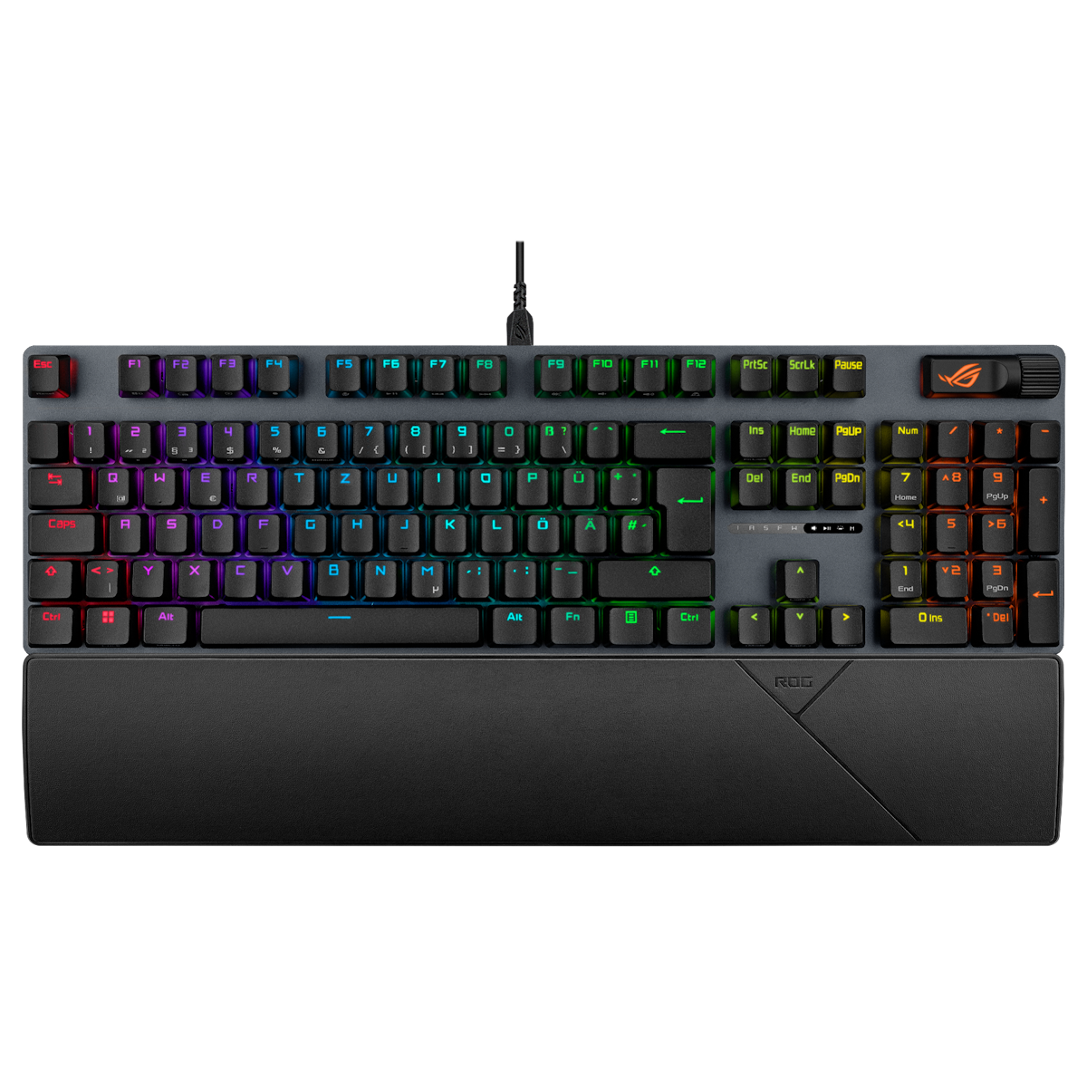 ASUS ROG Strix Scope II Gaming Tastatur mit AURA Sync RGB Beleuchtung, mechanische ROG NX Snow- und NX Storm-Switches, m...