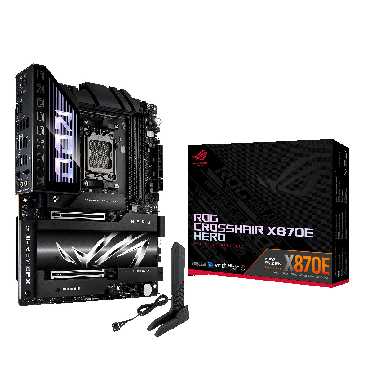 ASUS ROG CROSSHAIR X870E HERO Mainboard Sockel AM5 B-Ware