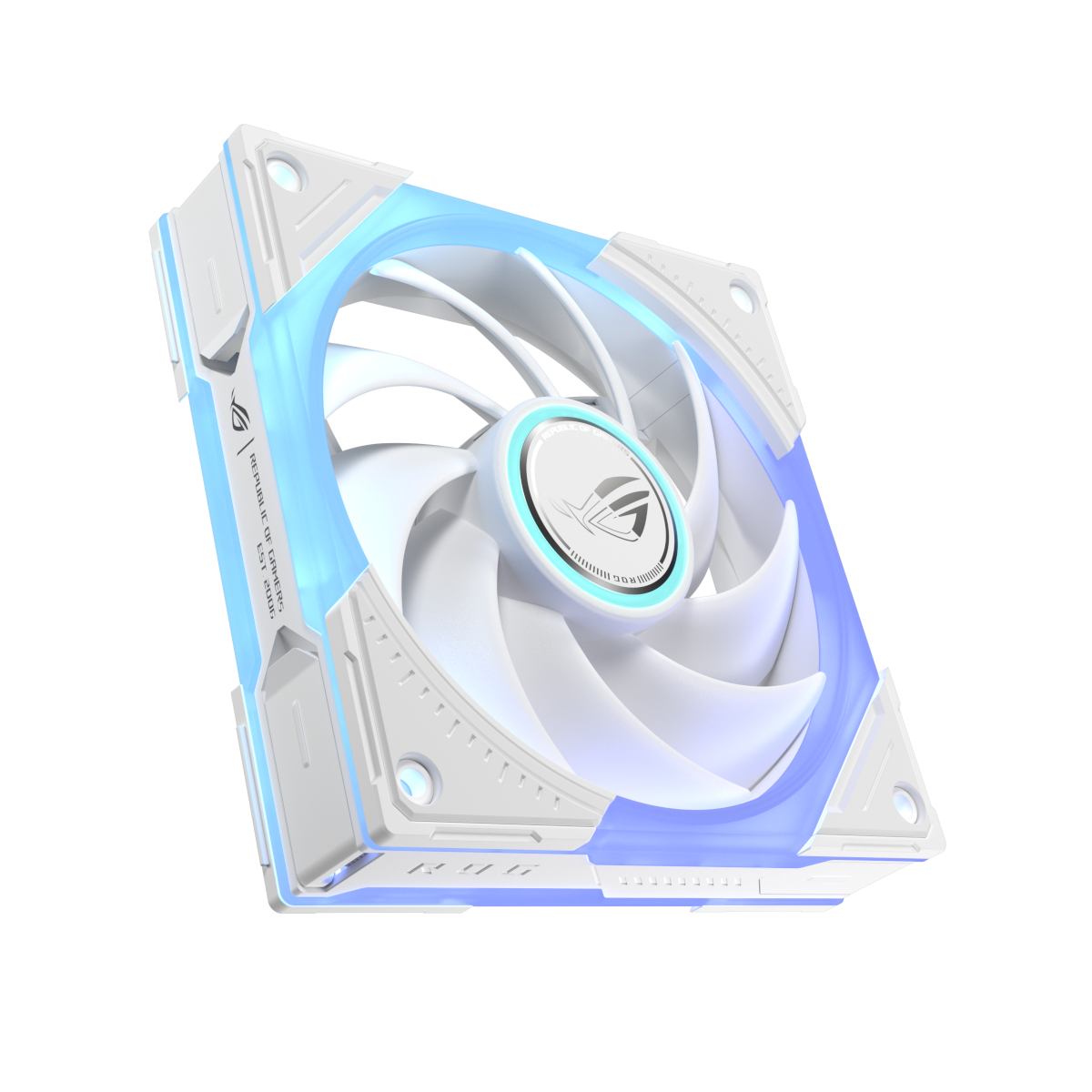 Kühlung Luft ASUS ROG 120mm ARGB Weiß GR120 Lüfter 2600 RPM