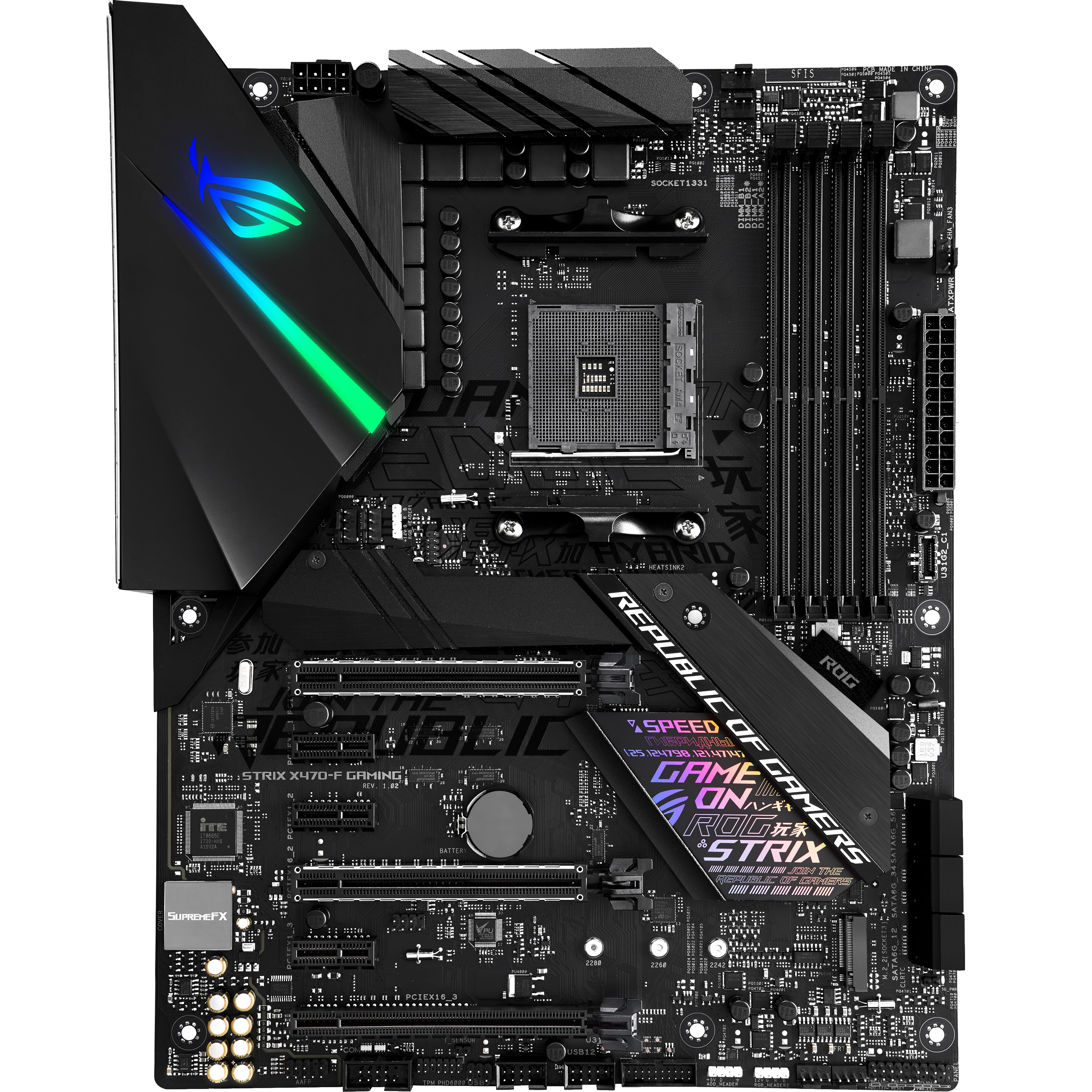 ASUS ROG STRIX X470-F GAMING Mainboard + AMD Ryzen 7 2700X CPU