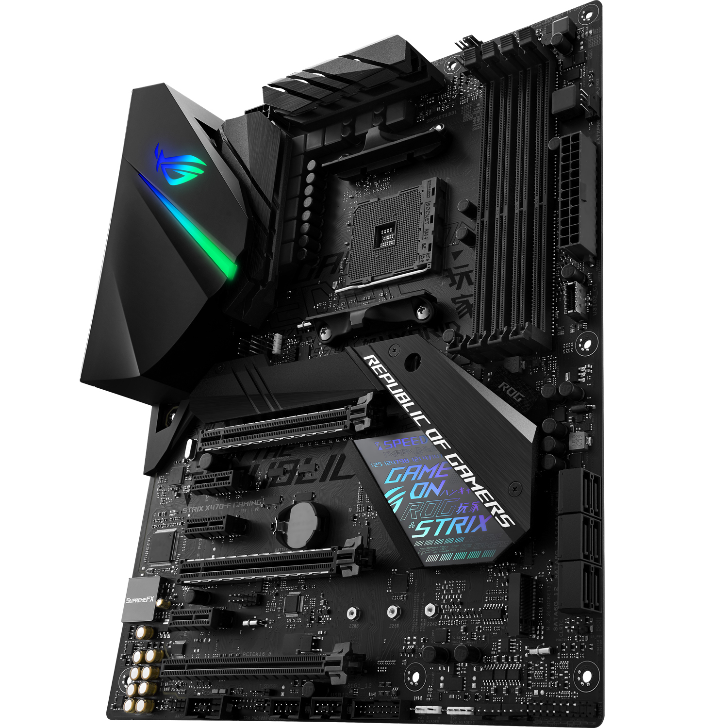 ASUS ROG STRIX X470-F GAMING Mainboard + AMD Ryzen 7 2700X CPU