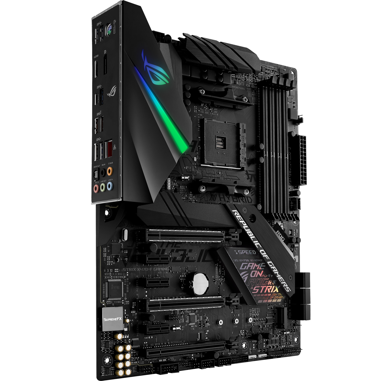 ASUS ROG STRIX X470-F GAMING Mainboard + AMD Ryzen 7 2700X CPU