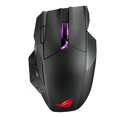 Thumbnail - ASUS ROG Spatha X kabellose Gaming Maus - kabellose Gaming Maus mit 12 Tasten, 19.000 DPI, speziellem Design