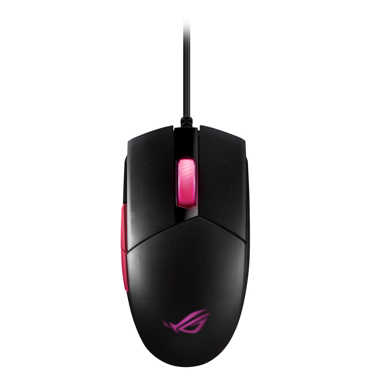 ASUS ROG Strix Impact II Electro Punk Gaming Maus - kabelgebundene Gaming Maus mit 6200dpi und Omron D2FC-F-K Switches