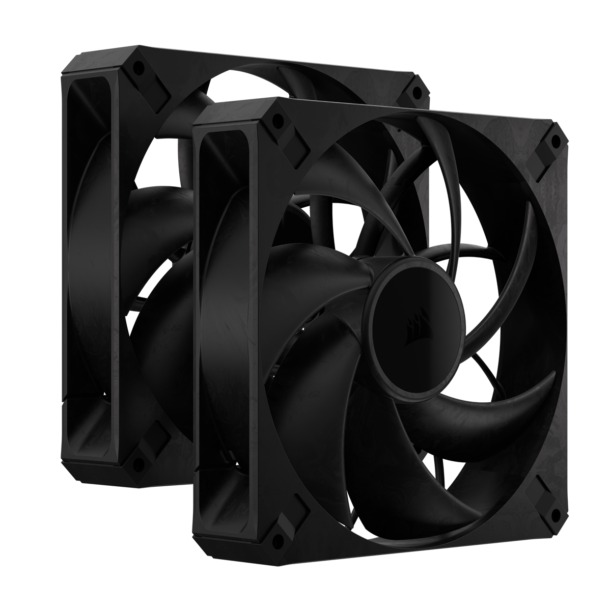 Thumbnail - CORSAIR RS140 MAX schwarz 2er-Pack | 140mm Gehäuselüfter