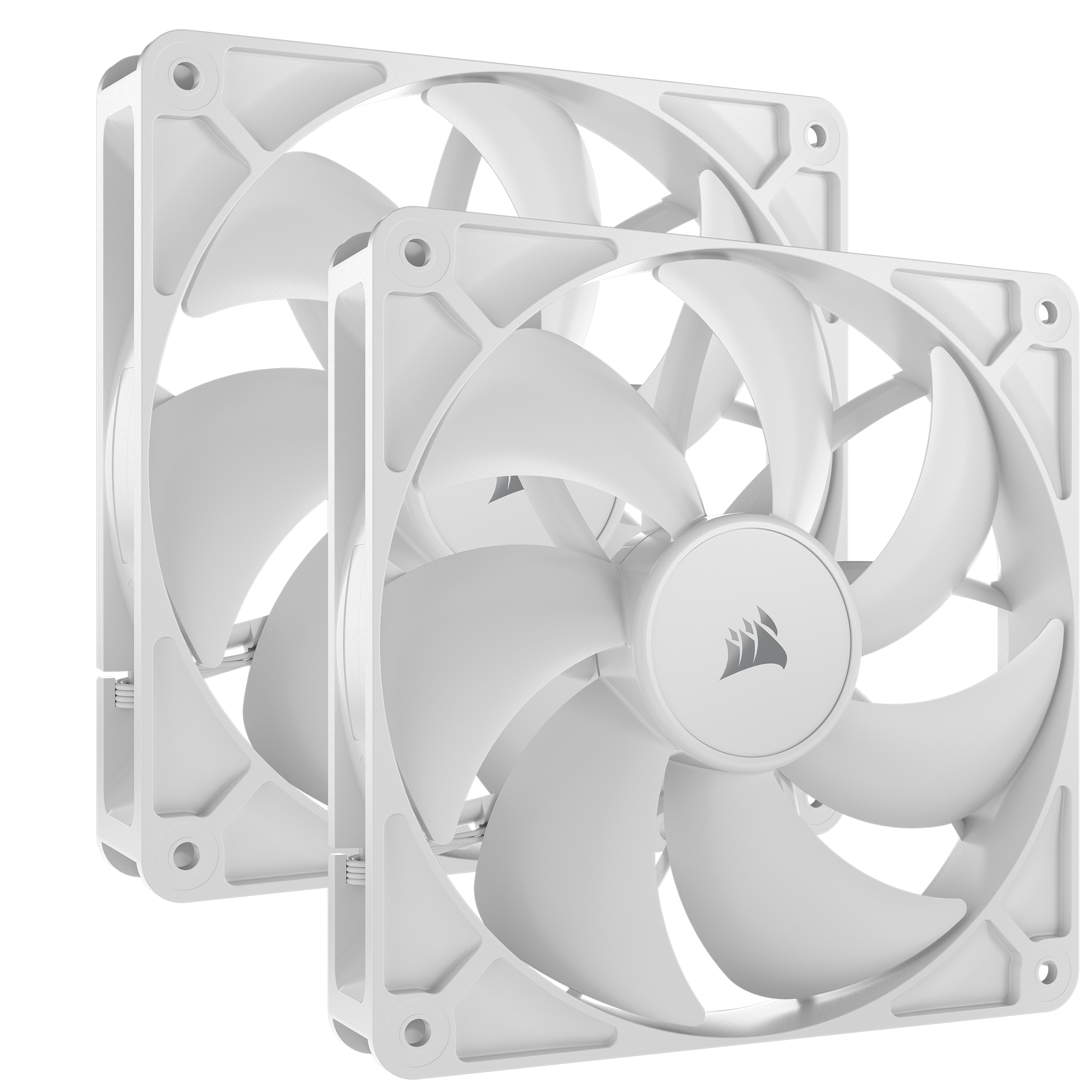 CORSAIR RS140 White 2er-Pack | 140mm Gehäuselüfter