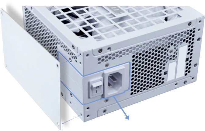Lian Li RS Series ATX 3.1 1200W weiß mit RS-Hub | PC-Netzteil_4