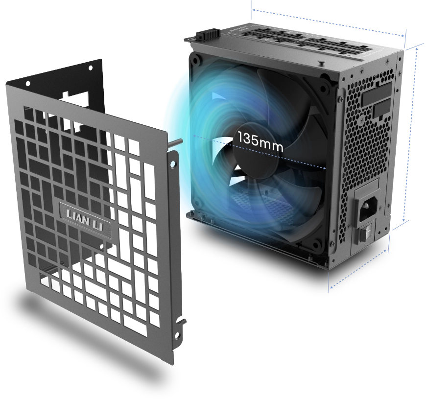 Lian Li RS Series ATX 3.1 1200W weiß mit RS-Hub | PC-Netzteil_9