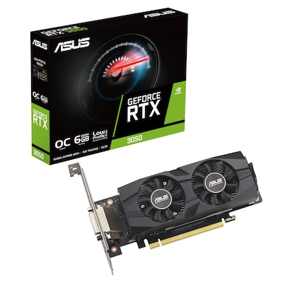 ASUS GeForce RTX 3050 OC Grafikkarte - 6GB DDR6, DVI, HDMI, DP
