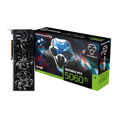 Gainward GeForce RTX 5060 Ti 8GB Python III - 8GB GDDR7, HDMI, 3x DP
