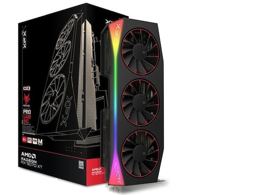 XFX Radeon RX 9070XT MERCURY Magnetic Air RGB Gaming 16G B-Ware - 16GB GDDR6, 1x HDMI, 3x DP
