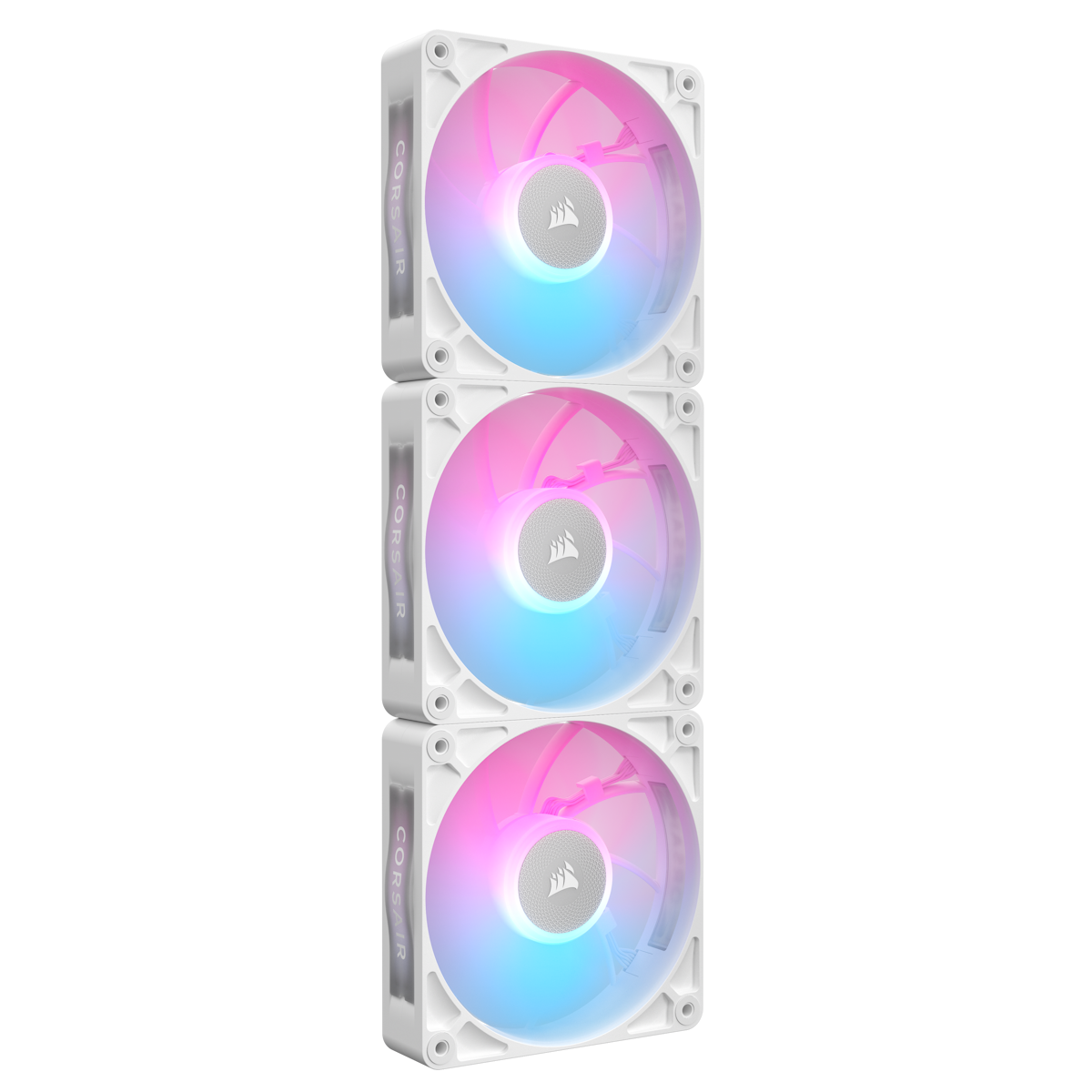 CORSAIR iCUE LINK RX120 MAX RGB weiß 3er-Pack | Gehäuselüfter