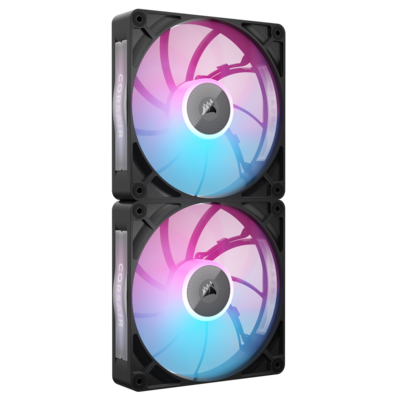 CORSAIR iCUE LINK RX140 MAX RGB schwarz 2er-Pack | Gehäuselüfter