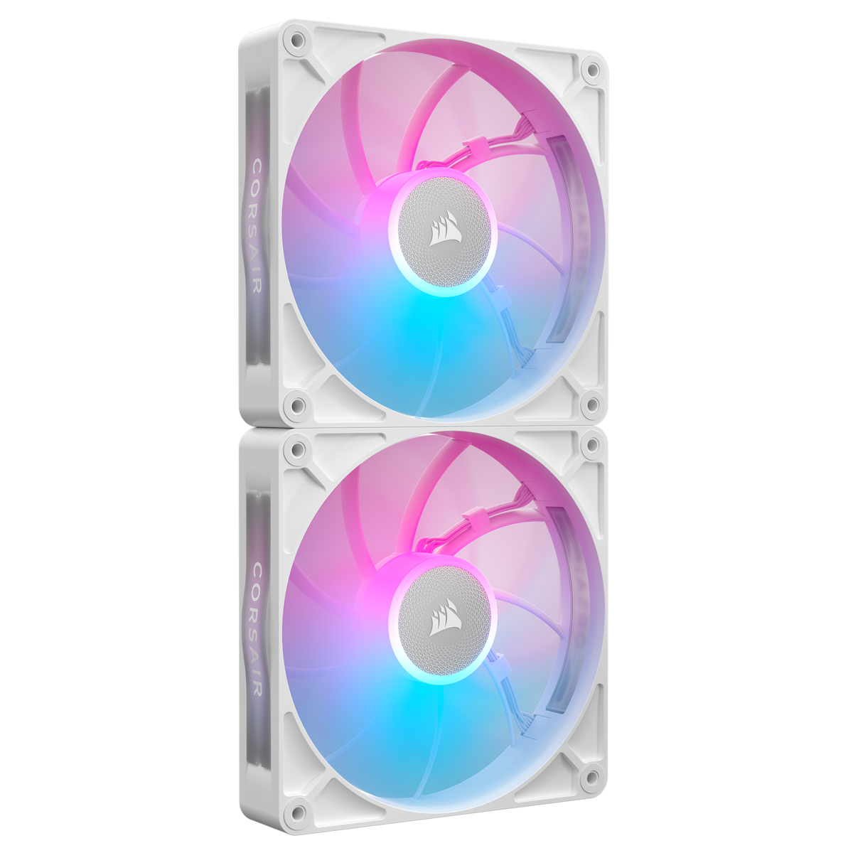 CORSAIR iCUE LINK RX140 MAX RGB weiß 2er-Pack | Gehäuselüfter