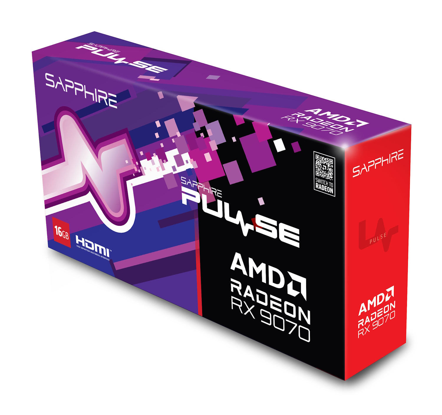 SAPPHIRE PULSE AMD RADEON RX 9070 GAMING Grafikkarte