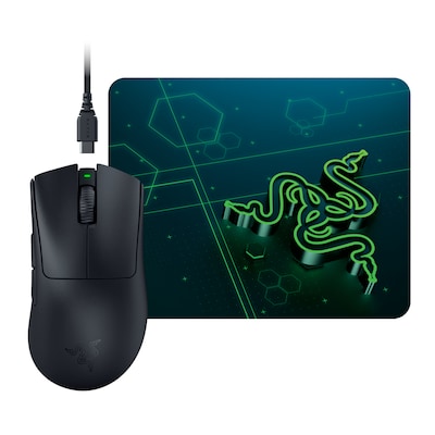 Razer DeathAdder V3 Pro Schwarz inkl. Razer Goliathus Mobile Mauspad
