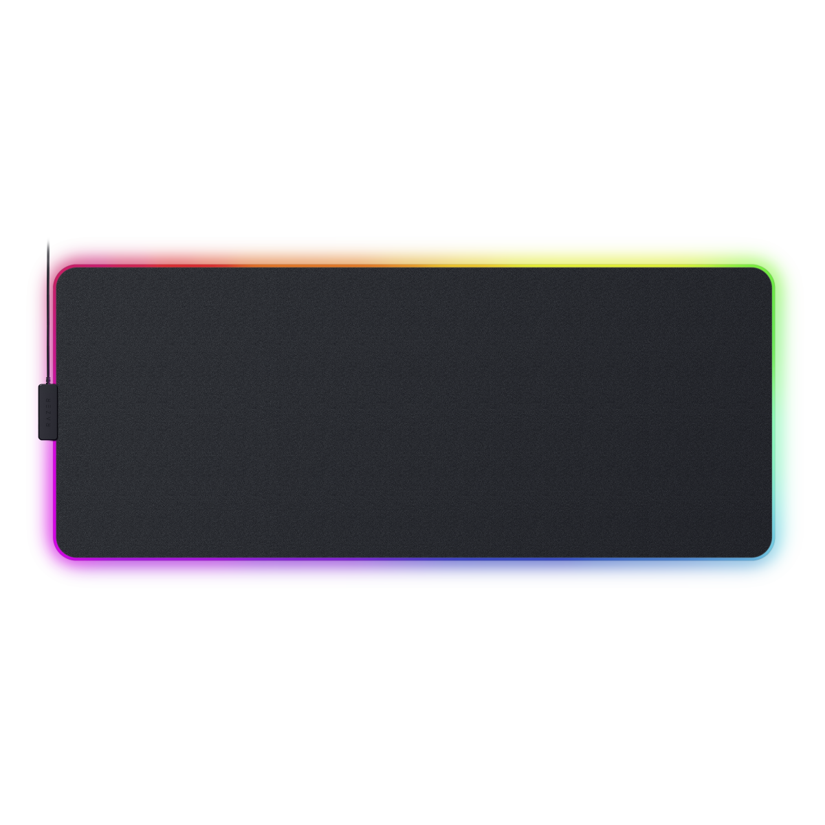 Razer Strider Chroma - Hybrid-Gamimg-Mauspad mit 19 Zonen RGB-Beleuchtung im XL Format, mit rutschfester Unterlage