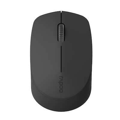 Rapoo Kabellose lautlose Multi-Mode-Maus "M100 Silent" Dunkelgrau, hochauflösender Sensor mit 1300 DPI
