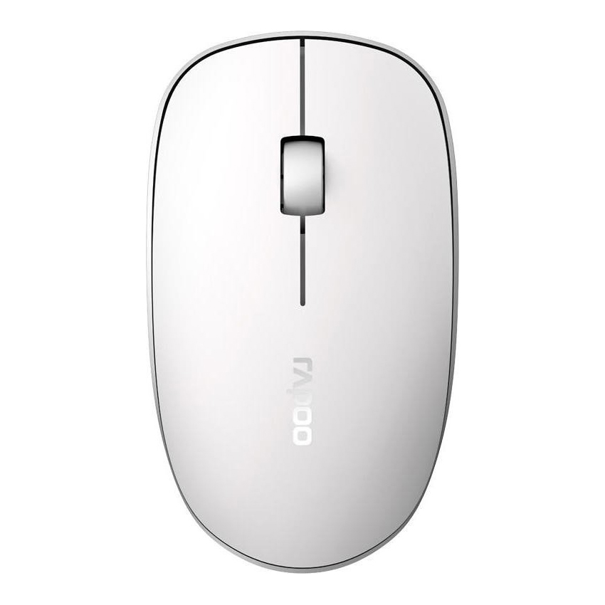 Rapoo Kabellose lautlose Multi-Mode-Maus "M200", weiß