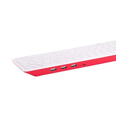 Offizielle Raspberry Pi Tastatur QWERTZ - weiß