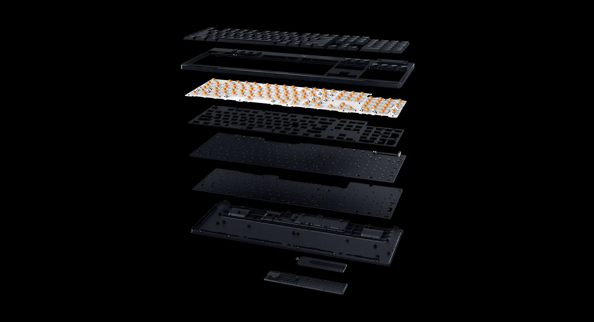Razer Blackwidow V4 Low Profile Orange Switches_9