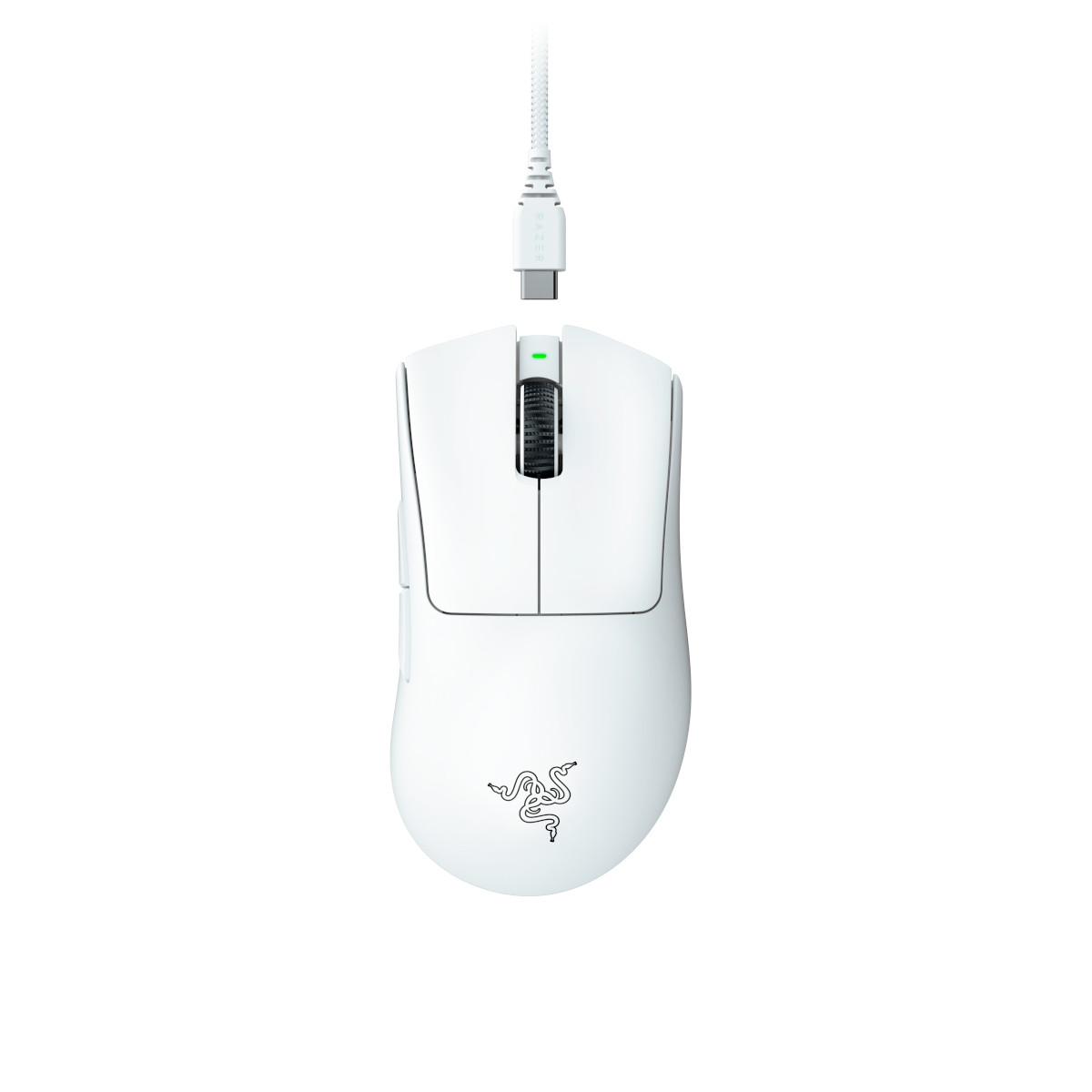 Razer DeathAdder V3 Pro Weiß B-Ware - Ultra leichte kabellose ergonomische E-Sport-Maus