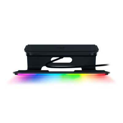 Razer Laptop Stand Chroma V2 Ergonomischer Laptop-Ständer mit mit 3x USB-Hub (2x USB-A, 1x USB-C) und HDMI Anschluss