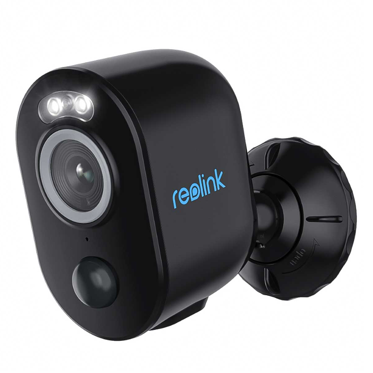 Reolink Argus Series B330 WLAN Überwachungskamera Schwarz 5MP (2880x1616), Akkubetrieb, IP65-Wetterschutz, Nachtsicht in...