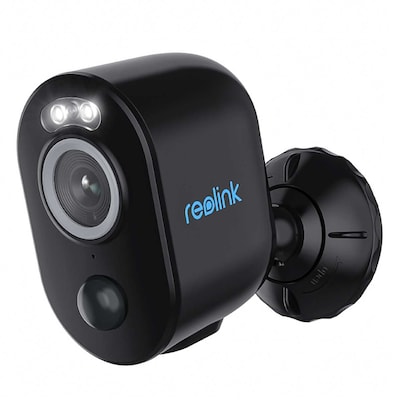 Reolink Argus Series B330 WLAN Überwachungskamera Schwarz 5MP (2880x1616), Akkubetrieb, IP65-Wetterschutz, Nachtsicht in...