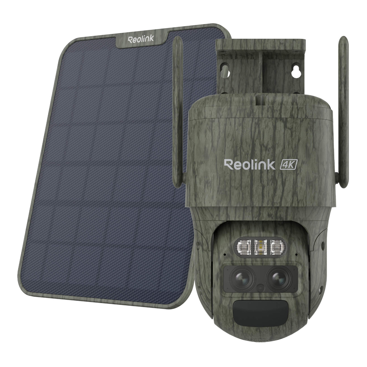 Reolink Trackmix Series G770 Überwachungskamera mit Solarpanel 8MP (3840x2160), Solar/Akkubetrieb, IP65-Wetterschutz, Du...