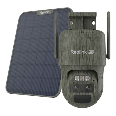 Reolink Trackmix Series G770 Überwachungskamera mit Solarpanel 8MP (3840x2160), Solar/Akkubetrieb, IP65-Wetterschutz, Du...