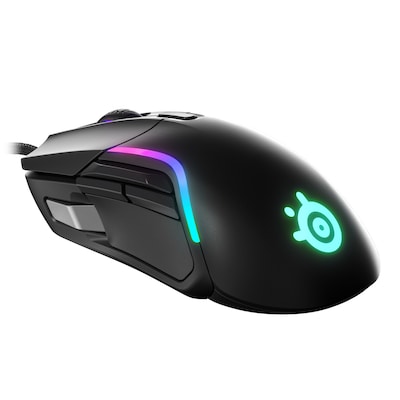 SteelSeries Rival 5 Gaming Maus, kabelgebunden, 400-18.000dpi, 85g, schwarz