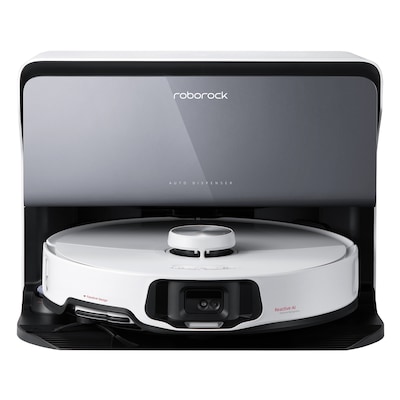 Roborock S8 MaxV Ultra Weiß (Version mit Wasseranschluss B-Ware Saug-Wisch-Roboter mit automatischer Nachfüllstation