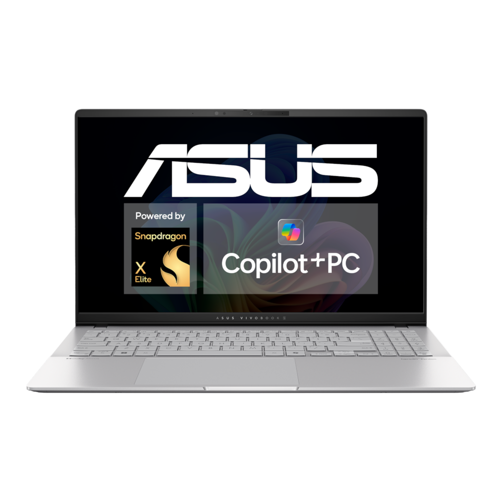 ASUS Vivobook S15 S5507QA-MA049W - 15,6" 3K OLED, Qualcomm Snapdragon X Elite X1E, 32GB RAM, 1TB SSD, Qualcomm Adreno, W...