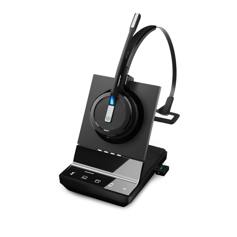 EPOS IMPACT SDW 5016, Einseitiges kabelloses DECT-Headset Triple-Konnektivität, Noise Cancelling-System, Optimiert für U...