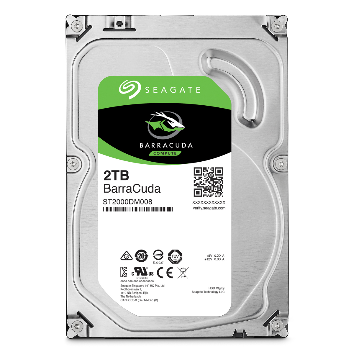 Seagate BarraCuda 3.5インチ 内蔵HDD 2TB Seagate BarraCuda 2TB 3.5 Zoll SATA 6Gb/s 256MB Cache