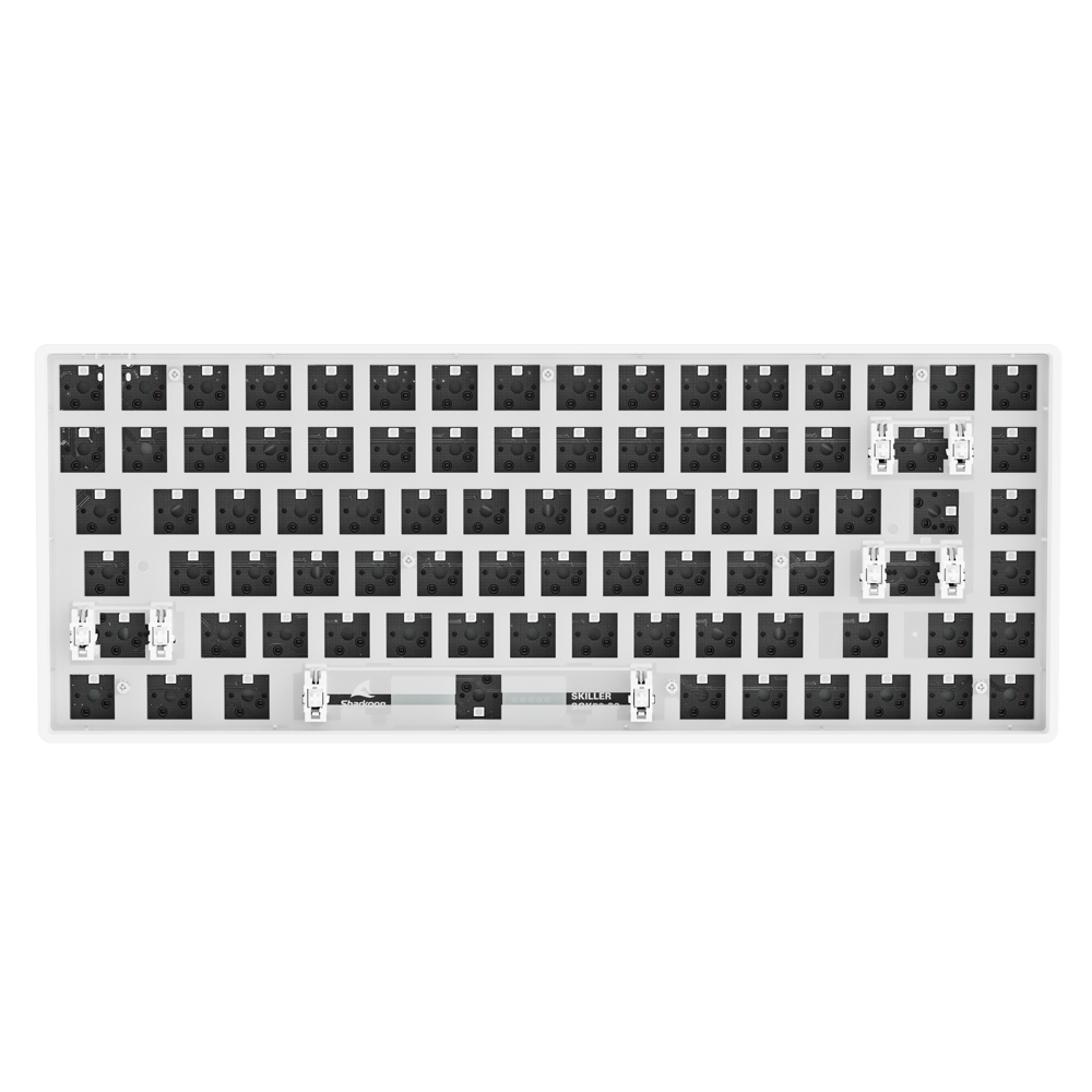 Sharkoon SKILLER SGK50 S3 Barebone Gaming Tastatur - komplett personalisierbare Gaming Tastatur im 75% Layout, Hot-Swap,...