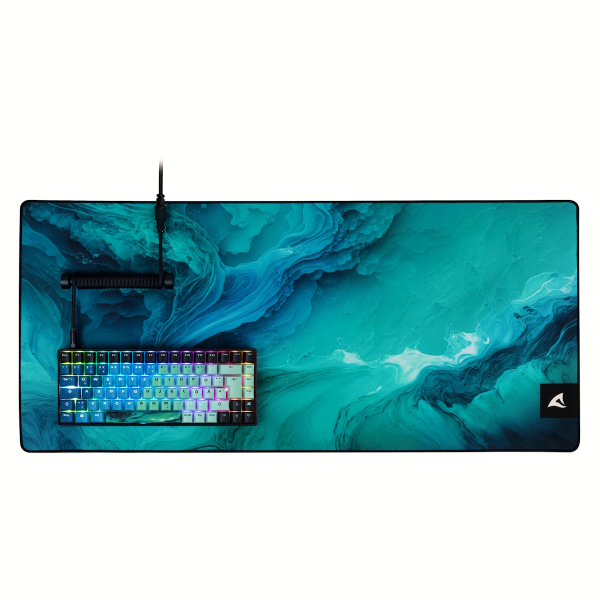 Sharkoon SKILLER SGK50 S3 Ultimate - 75% Layout, Hot-Swap Gateron G Pro Yellow V3 Switches, RGB-Beleuchtung, QWERTZ-Layo...