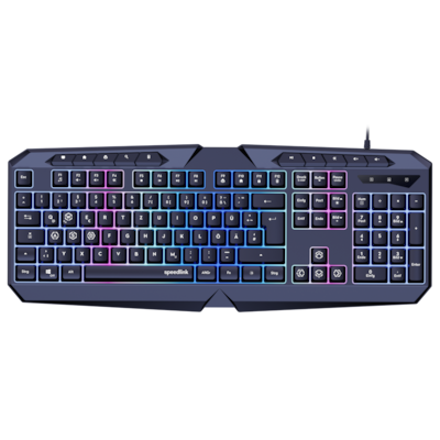 Speedlink LUDICIUM RGB Rainbow Gaming Tastatur, schwarz