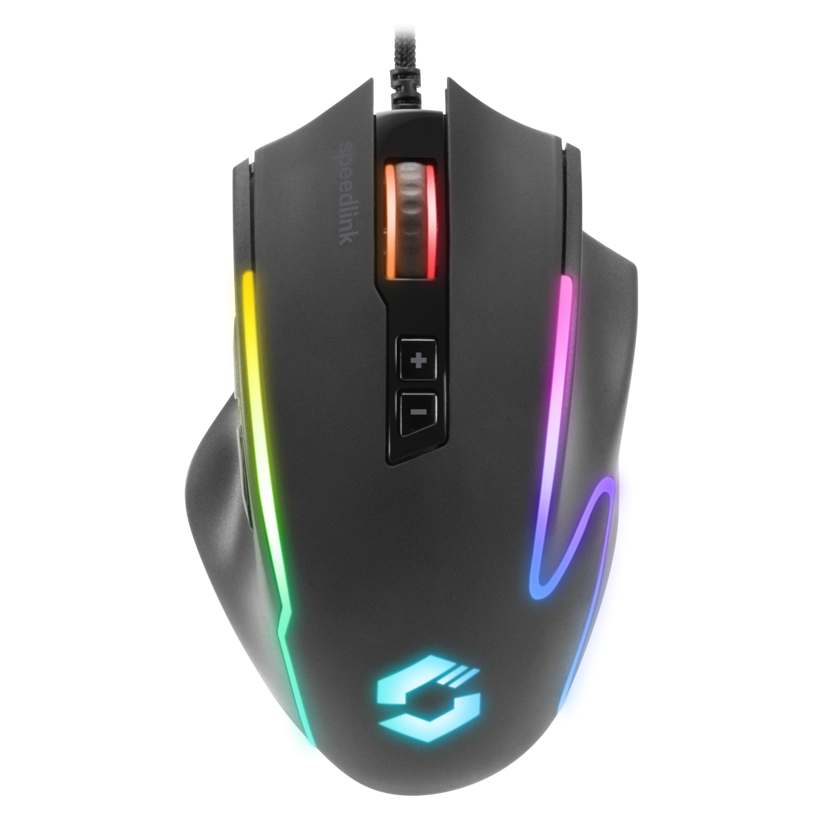 Speedlink DECUS NX RGB Gaming Maus, schwarz gummiert Mäuse Produkt Bild 2